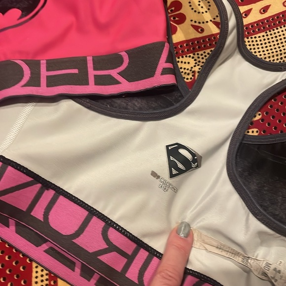 Under Armour Heat Gear Superman and Batman Sports Bras - set of 2 - Picture 7 of 7